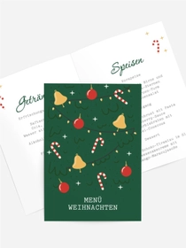 Menükarte Weihnachten Weihnachtsbaum im Urlaub Menükarte Weihnachten Weihnachtsbaum im Urlaub