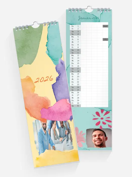 Küchenkalender bunt gemischt