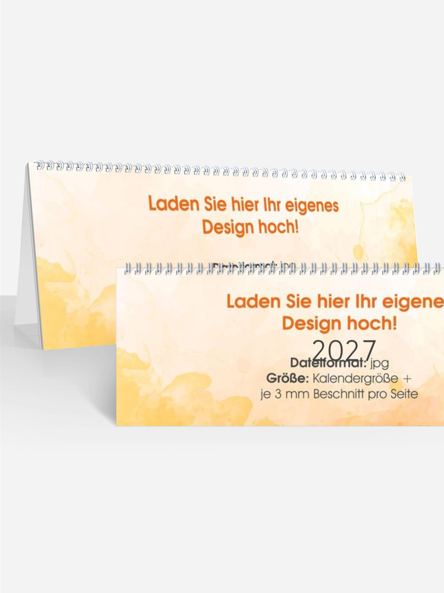 Wochen-Tischkalender ohne Kalendarium