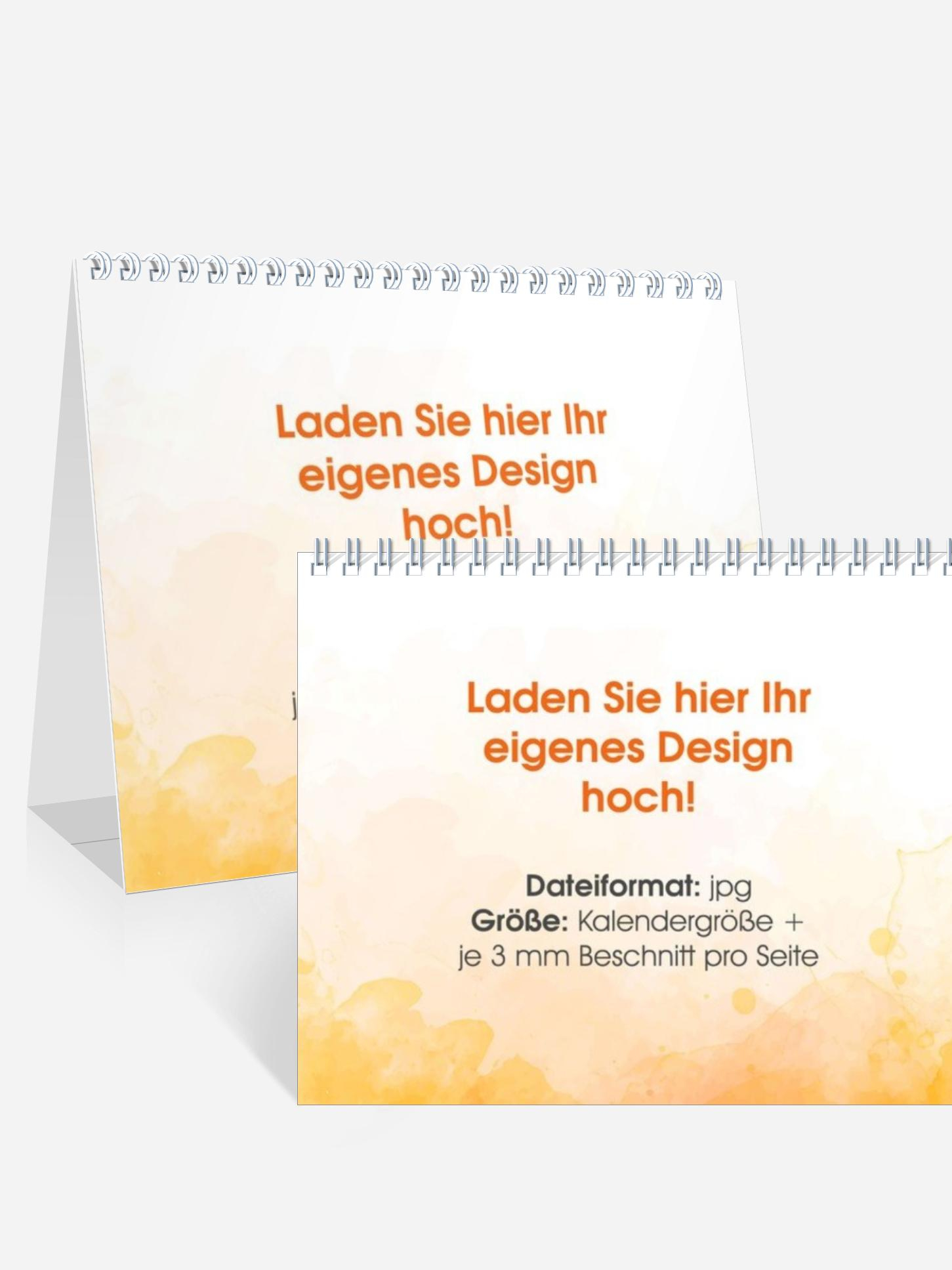 Monats-Tischkalender ohne Kalendarium