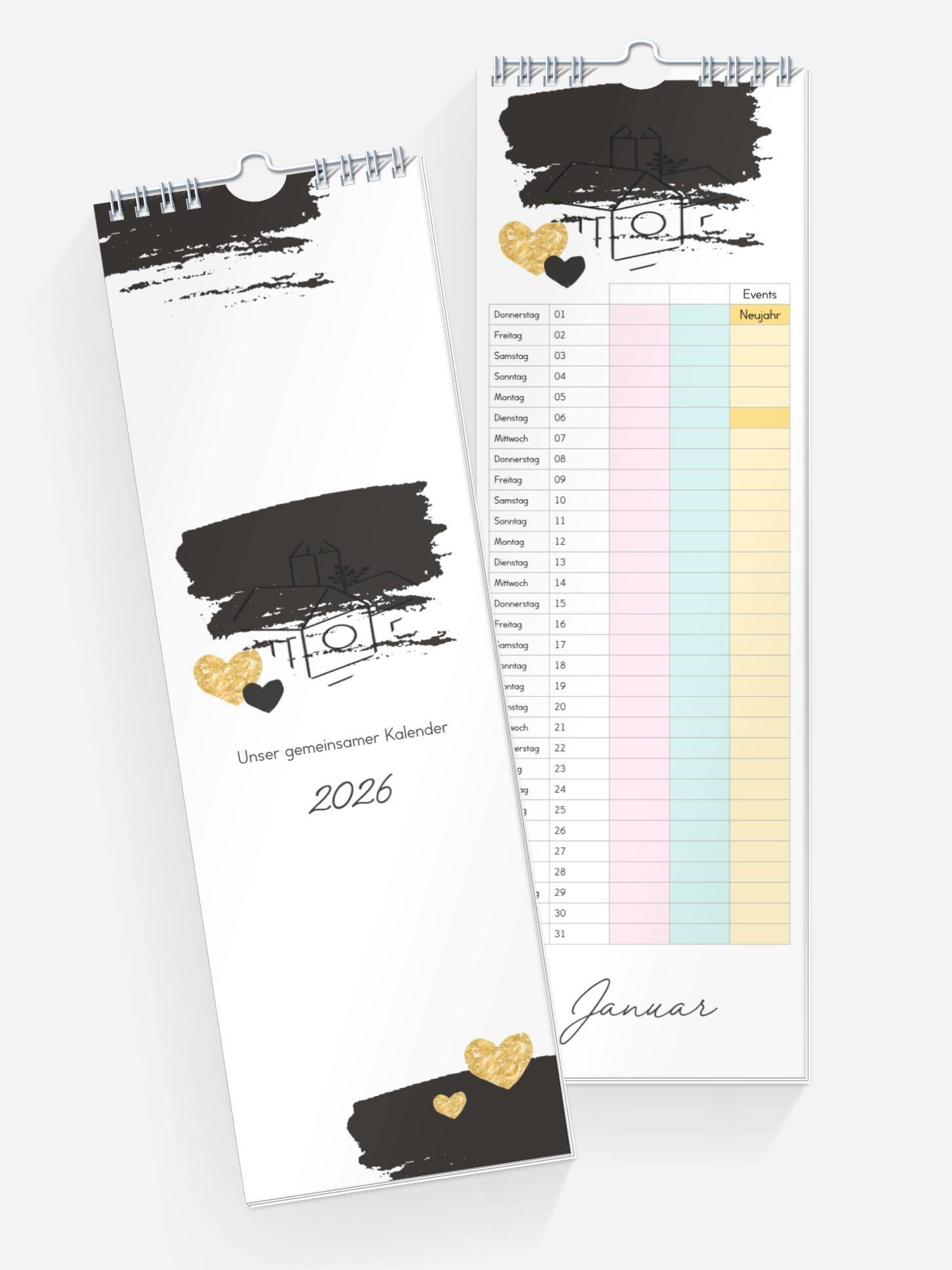 Küchenkalender wir zwei