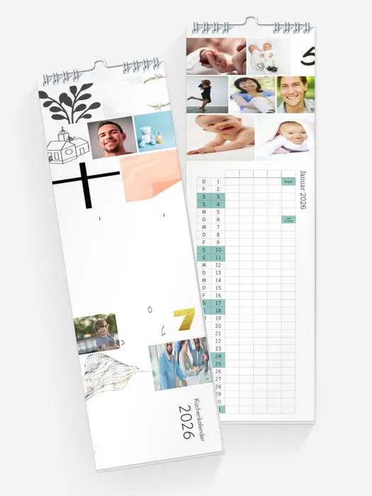 Küchenkalender Mosaik