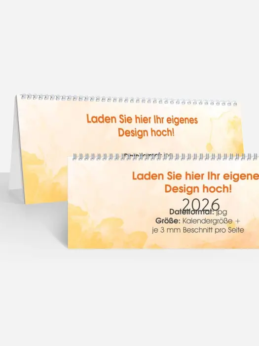 Wochen-Tischkalender ohne Kalendarium