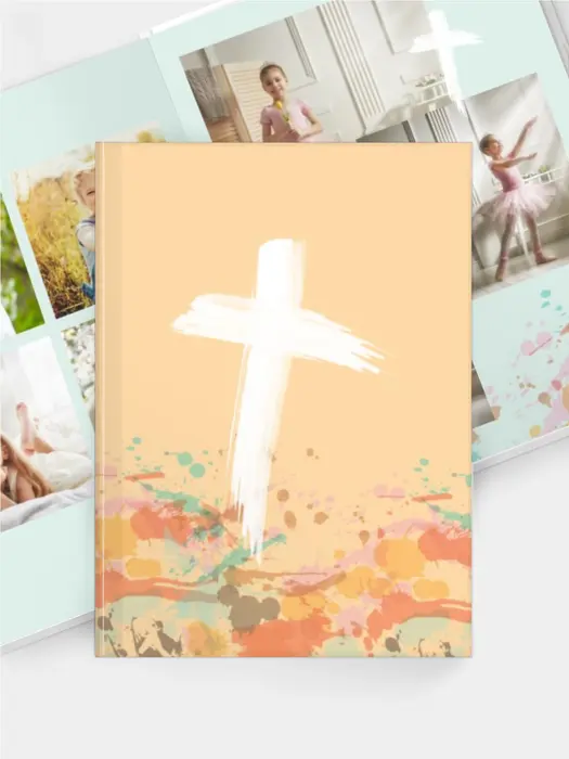 Fotobuch Farbklecks Kommunion / Konfirmation