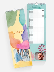 Küchenkalender bunt gemischt
