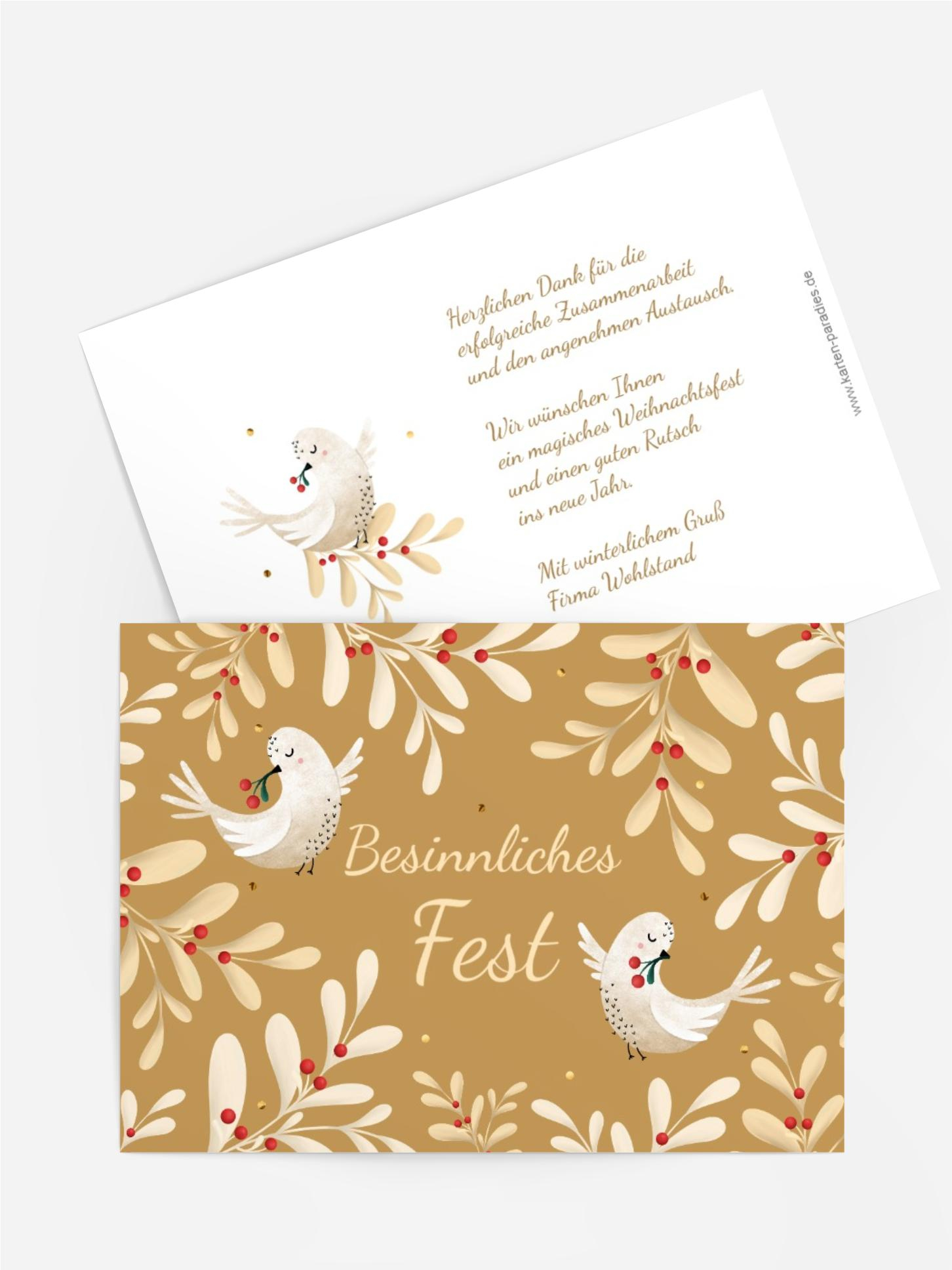 Weihnachtstäubchen